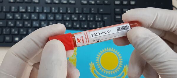 Пробирка с пробой на коронавирус  - Sputnik Казахстан