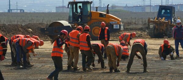 В Алматы началось строительство инфекционного госпиталя - Sputnik Казахстан