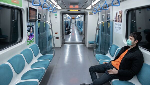 В алматинском метро во время карантина почти нет людей - Sputnik Казахстан