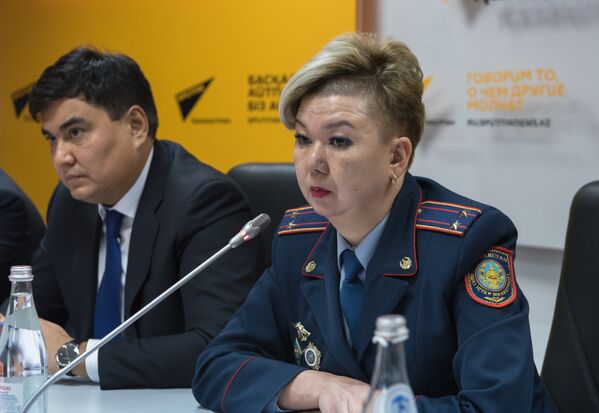 Начальник управления миграционной полиции ДВД Астаны Гульвира Доненбаева - Sputnik Казахстан