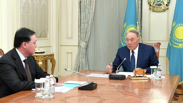 Назарбаев встретился с премьер-министром Аскаром Маминым - Sputnik Қазақстан