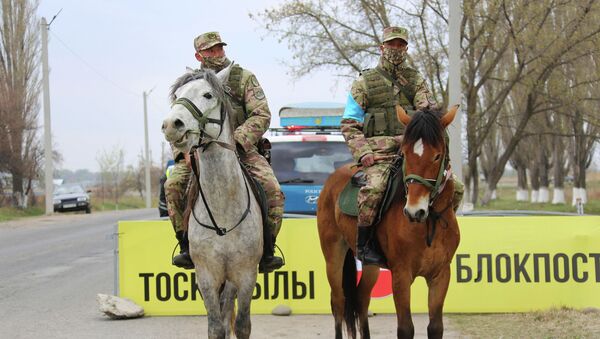 Подразделения горно-егерского полка заступили на дежурство в Таразе - Sputnik Казахстан