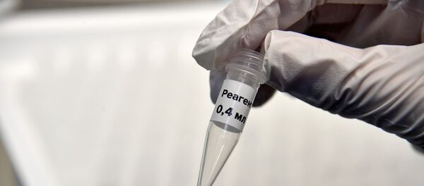 Колбы с реагентами для экспресс-тестов на коронавирус - Sputnik Казахстан