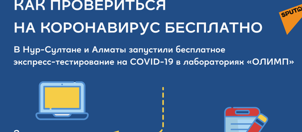 Инфографика: как провериться на коронавирус бесплатно - Sputnik Казахстан