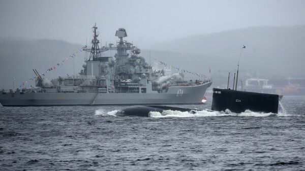 Подводная лодка ВМФ России, архивное фото - Sputnik Қазақстан