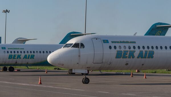 Самолеты компании Bek Air в аэропорту Алматы  - Sputnik Казахстан