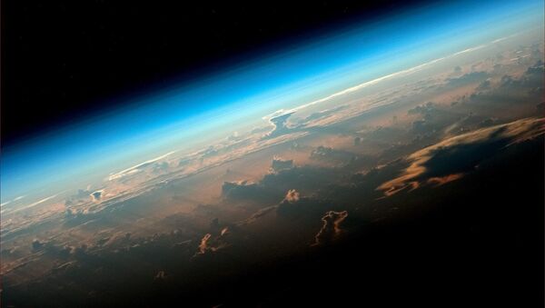 Вид на Землю с борта МКС, снятый космонавтом Роскосмоса Олегом Артемьевым - Sputnik Казахстан
