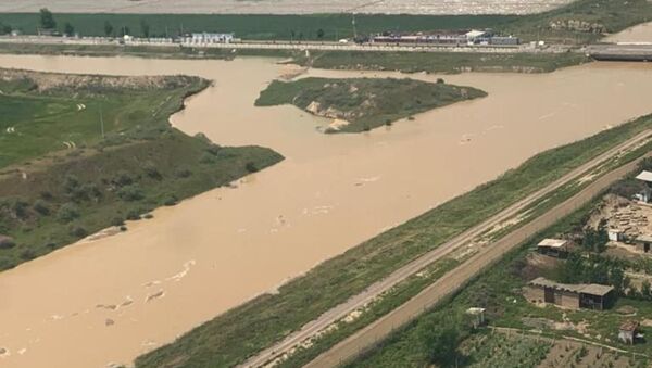 Наводнение в Мактааральском районе - Sputnik Казахстан