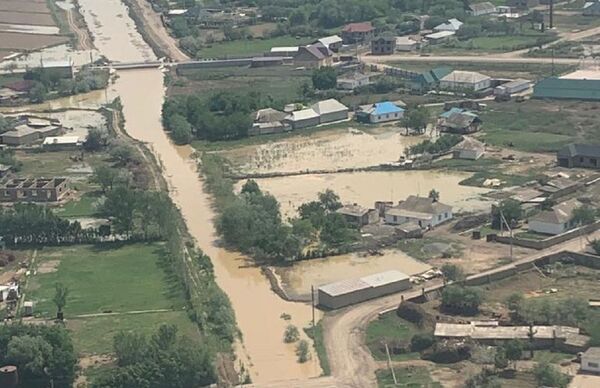 Түркістан облысында 7 ауылды су басу қаупі әлі жоғары – әкім - Sputnik Қазақстан