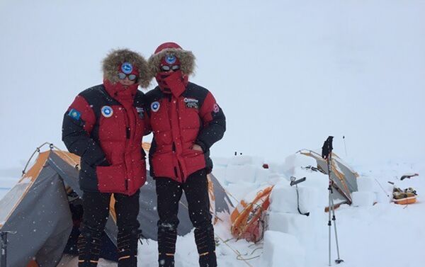Участники экспедиции КазГео в Антарктиде - Sputnik Казахстан