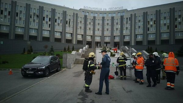 Пожар в больнице Санкт-Петербурга - Sputnik Казахстан