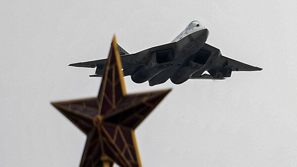Российский многофункциональный истребитель пятого поколения Су-57 - Sputnik Қазақстан