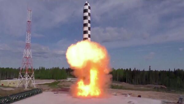 Испытание новой баллистической ракеты Сармат - Sputnik Казахстан