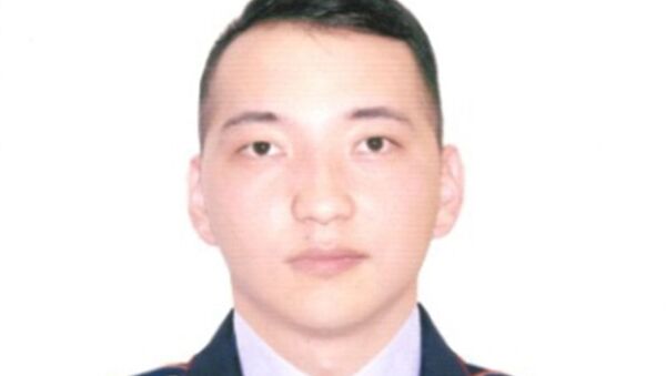 Сержант полиции Абдыканов Дастан Маратжанулы - Sputnik Казахстан