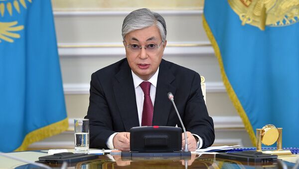 Президент Казахстана Касым-Жомарт Токаев на заседании Нацсовета общественного доверия  - Sputnik Казахстан
