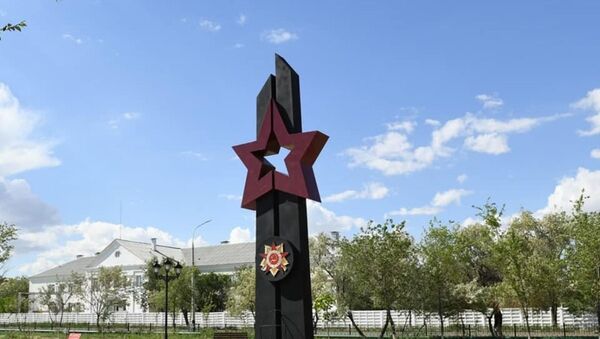 Парк Победы в городе Байконур - Sputnik Қазақстан