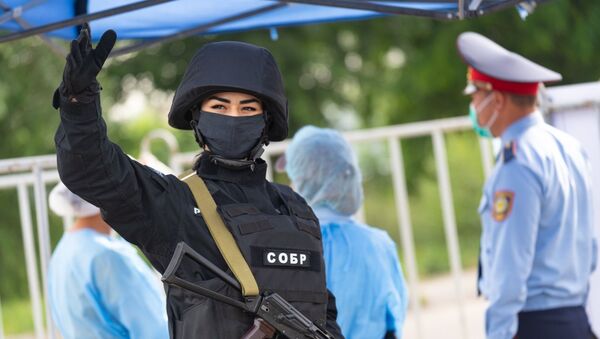 Женский отряд СОБР должен быть в полной готовности по сигналу тревога - Sputnik Казахстан