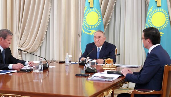 Нурсултан Назарбаев провел заседание Совета по управлению Фондом национального благосостояния Самрук-Қазына - Sputnik Казахстан