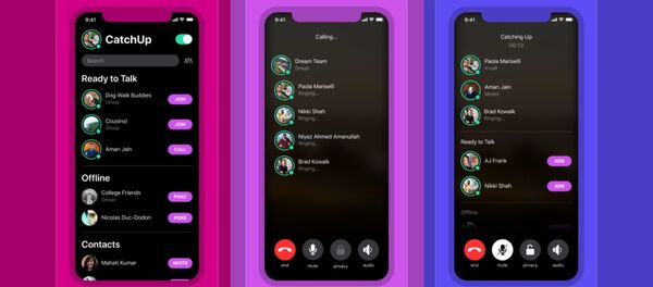 Facebook представил сервис групповых звонков  - Sputnik Казахстан