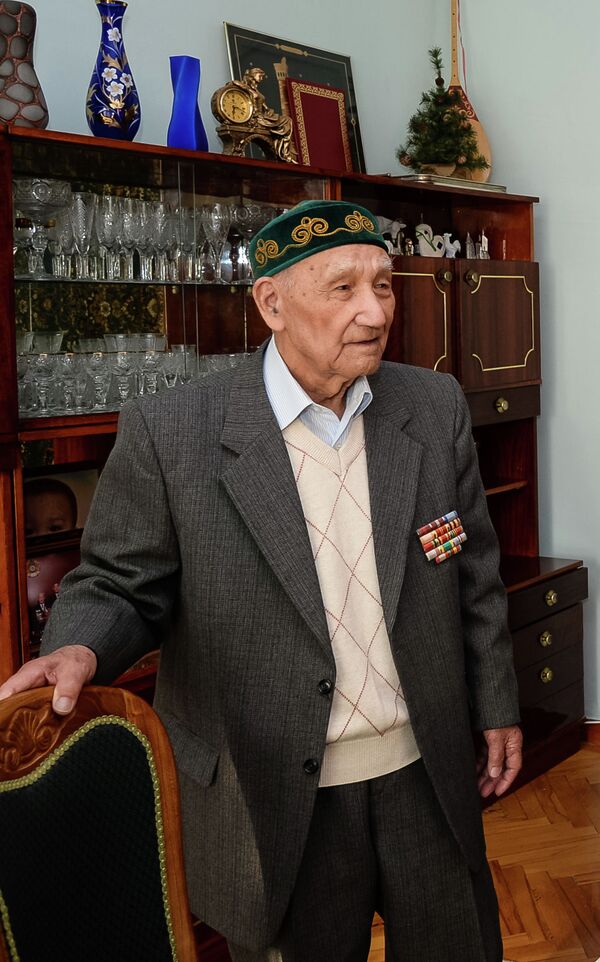В Кызылорде отмечают 100-летний юбилей ветерана войны Борибая Кулманова - Sputnik Казахстан