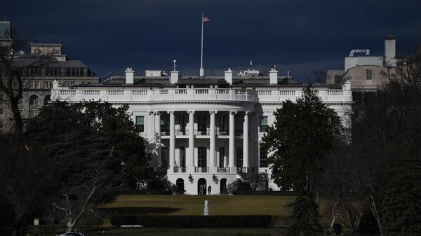 Вид на Белый дом в Вашингтоне (округ Колумбия) - Sputnik Казахстан