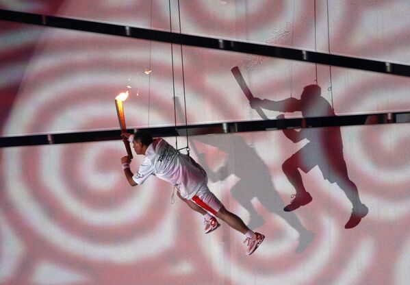 Зажжение огня Олимпиады 2008 в Пекине - Sputnik Казахстан