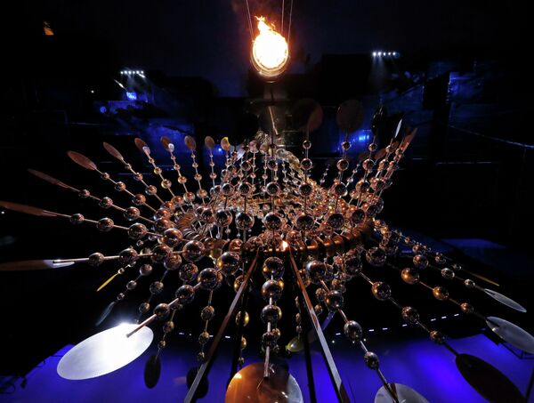 Зажжение огня Олимпиады 2016 в Рио-де Жанейро  - Sputnik Казахстан