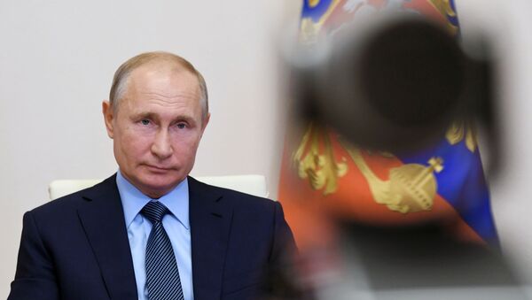 Владимир Путин встретился с медицинскими работниками онлайн - Sputnik Қазақстан