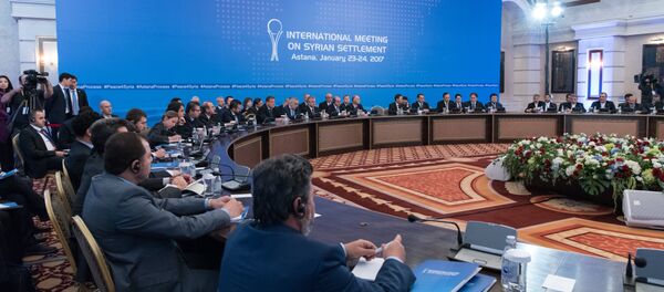 Первый раунд сирийских переговоров в Астане Первый раунд сирийских переговоров в Астане - Sputnik Казахстан