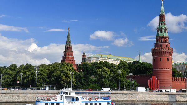 Парад теплоходов в честь открытия пассажирской навигации по Москве-реке - Sputnik Қазақстан