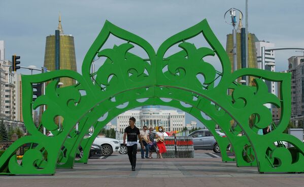 Оформление столицы ко Дню города - Sputnik Казахстан