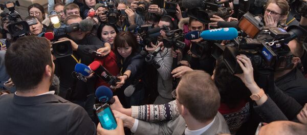 Архивное фото журналистов - Sputnik Казахстан