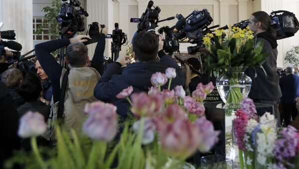 Представители СМИ освещают ход межсирийских переговоров в Астане - Sputnik Қазақстан