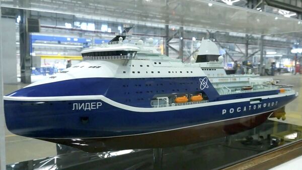 Россия начала строительство самого мощного в мире ледокола - Sputnik Казахстан