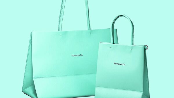 Tiffany & Co. выпустили сумку в виде своих фирменных пакетов  - Sputnik Казахстан