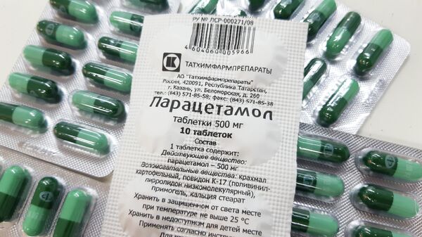 Парацетамол, таблетки лекарства - Sputnik Қазақстан