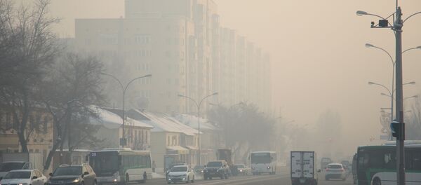 Смог и туман в Астане Смог и туман в Астане - Sputnik Казахстан