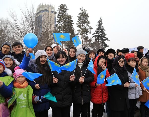 Зрители церемонии открытия Универсиады-2017 - Sputnik Казахстан
