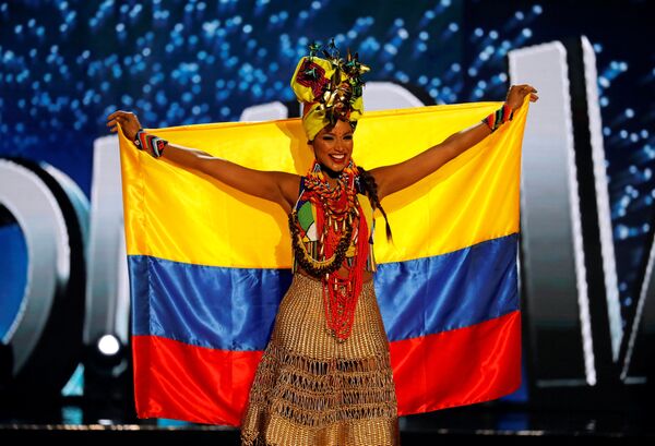 Мисс Вселенная кандидат от Колумбии Андреа Tovar - Sputnik Казахстан