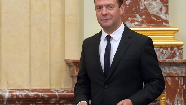 Премьер-министр РФ Д. Медведев. Архивное фото - Sputnik Қазақстан