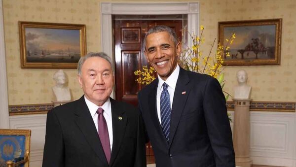Нурсултан Назарбаев и Барак Обама - Sputnik Казахстан