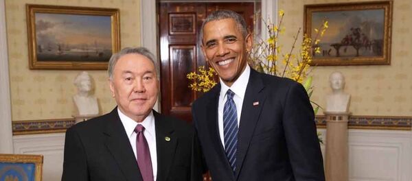 Нурсултан Назарбаев и Барак Обама - Sputnik Казахстан