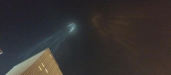 Фото светящегося объекта в небе над Астаной - Sputnik Казахстан