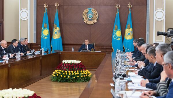 Расширенное заседание правительства под председательством Нурсултана Назарбаева - Sputnik Казахстан