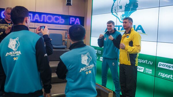 Боксеры Astana Arlans в Москве перед боями против российской Patriot Boxing Team - Sputnik Казахстан