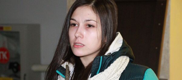 Хоккеистка Зарина Тухтиева - Sputnik Казахстан