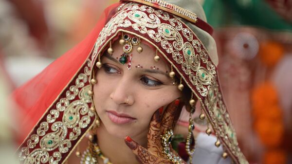 Индийская девушка, архивное фото - Sputnik Казахстан