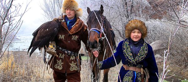 Охота с ловчей птицей - Sputnik Казахстан