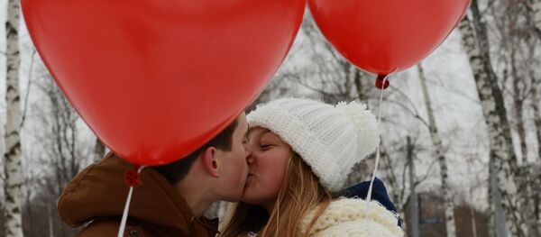 Празднование Дня святого Валентина - Sputnik Казахстан