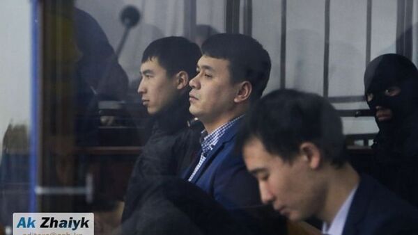 Обвиняемые полицейские по делу Утеуова в Атырау - Sputnik Казахстан